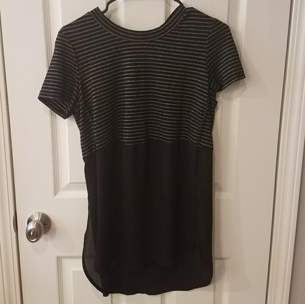 Black & silver tunic